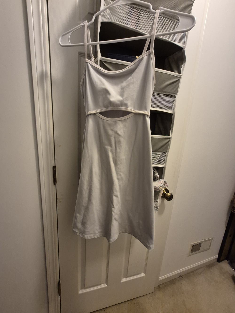Cream Cutout Chemise Slip - Sleeveless Women's Intimates
